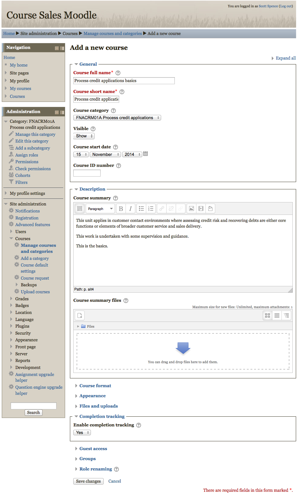 Synchronise Users and Courses from to Moodle